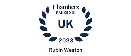 Rubin Weston - Ranked in Chambers UK 2023